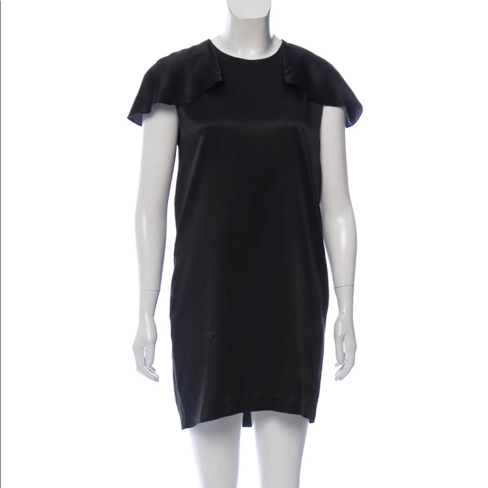 3.1 Phillip Lim Silk Shift Mini Dress Crew Neck